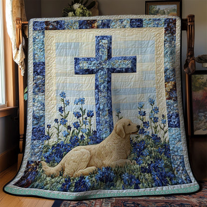 Dog's Tranquil Cross WN3009032CL Quilt
