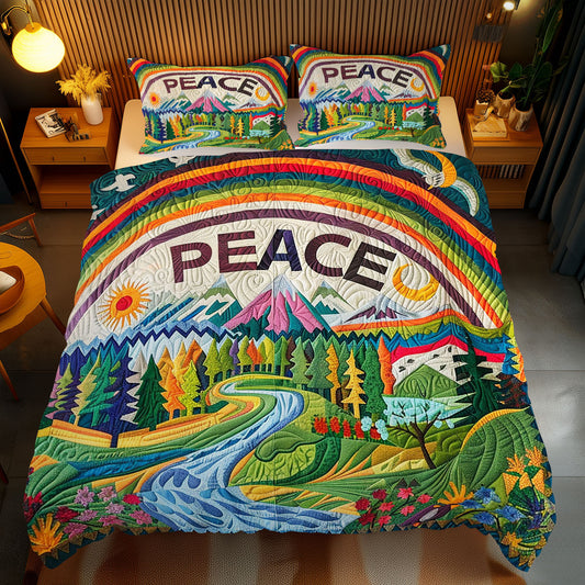 Hippie Peace WJ2410027CL Duvet Cover Set