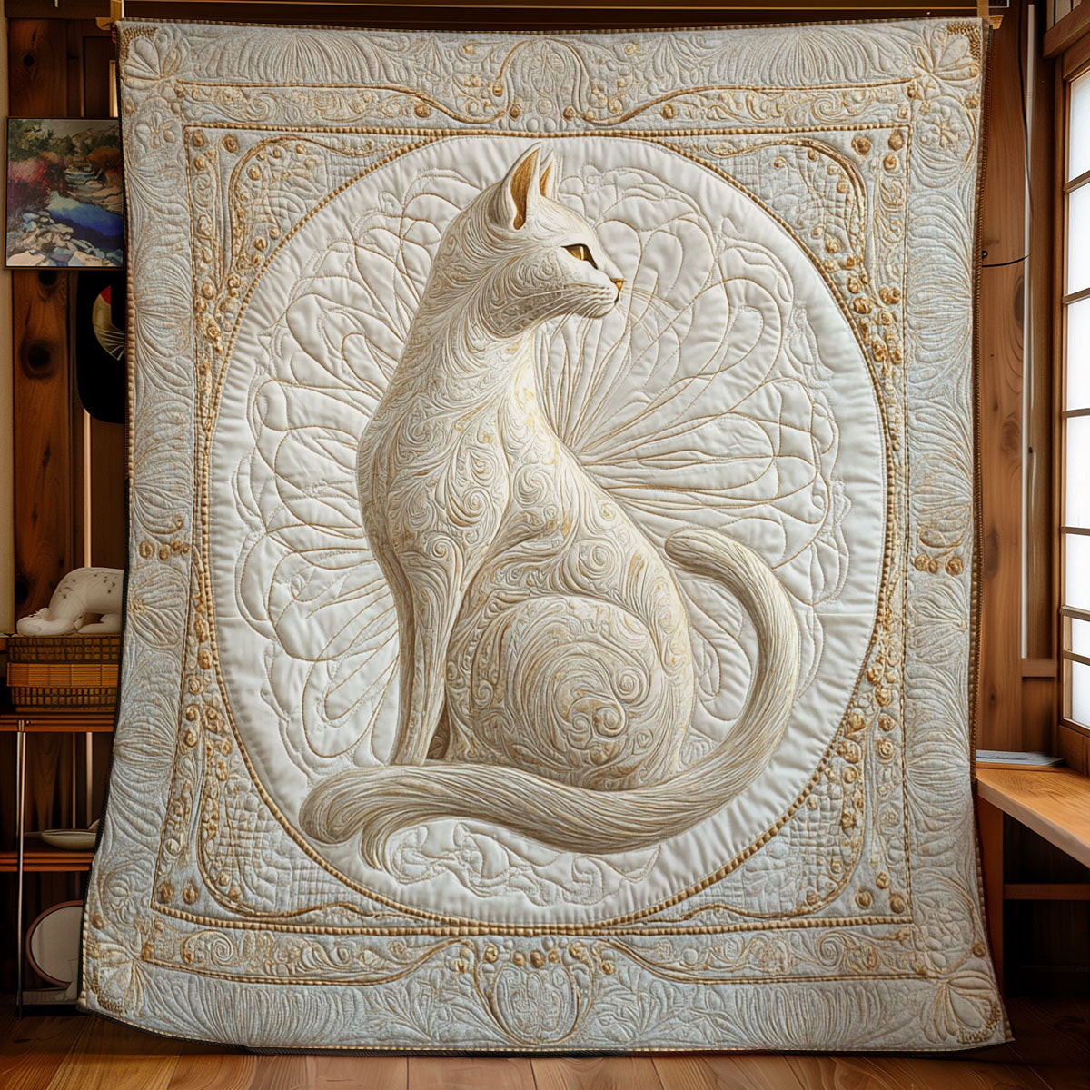 White Cat WY2101085CL Quilt