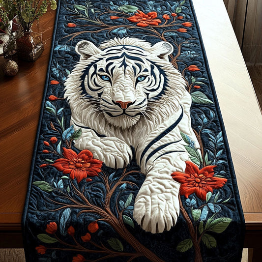 The Tiger's Garden CP2304023CL Quilted Table Runner