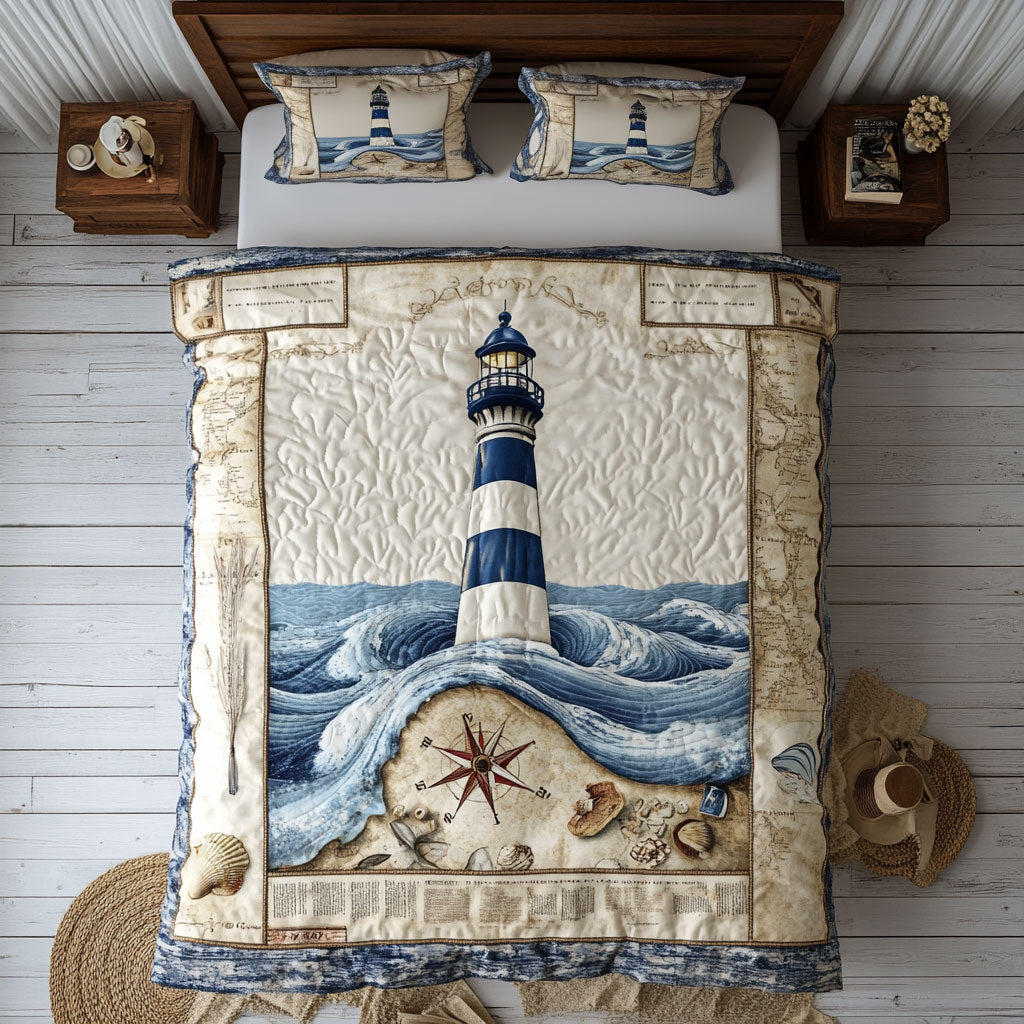 Lighthouse In Sea WY1202036CL Duvet Cover Set