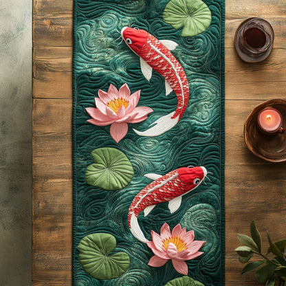 Tranquil Pond CW1006050CL Quilted Table Runner