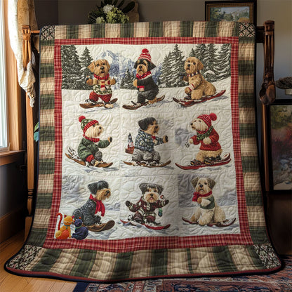 Schnauzer Snowy Fun WN2811043CL Quilt