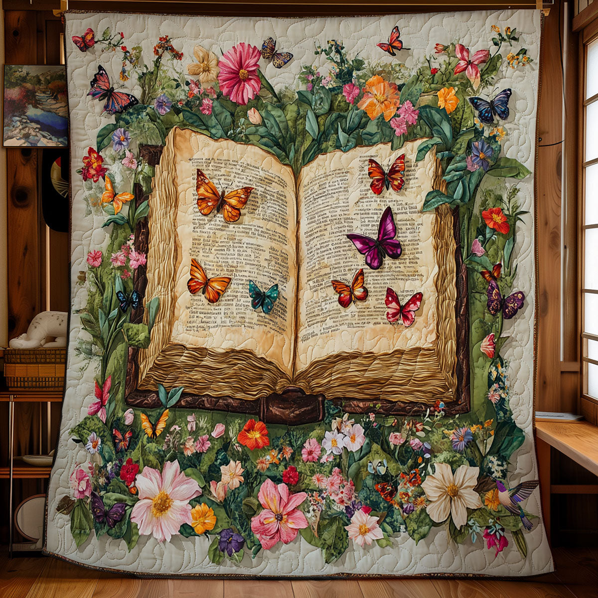 Butterfly Book WY1911101CL Quilt