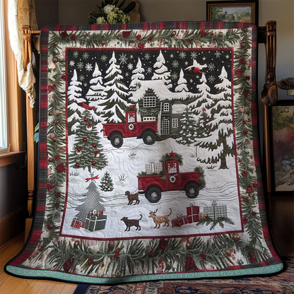 Red Truck Holiday Express WN1109017CL Quilt