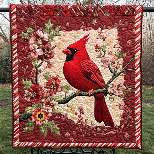 Gorgeous Cardinal WU0411048CL Quilt