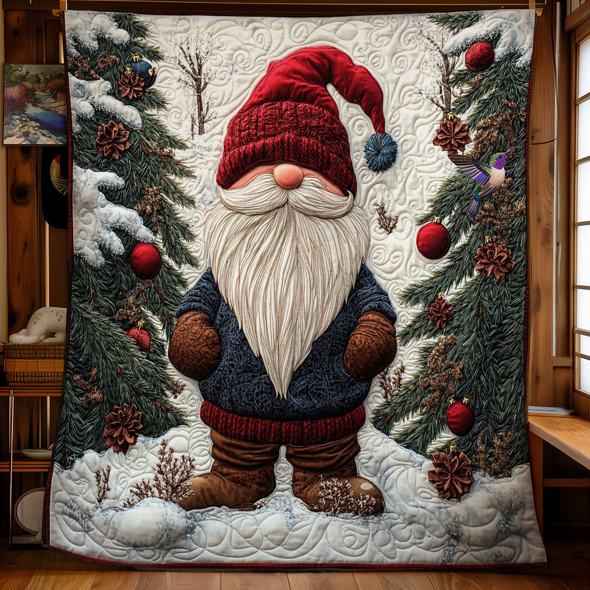 Winter Gnome WY1012058CL Quilt