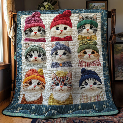Cute Cat Patchwork WX1012008CL Quilt