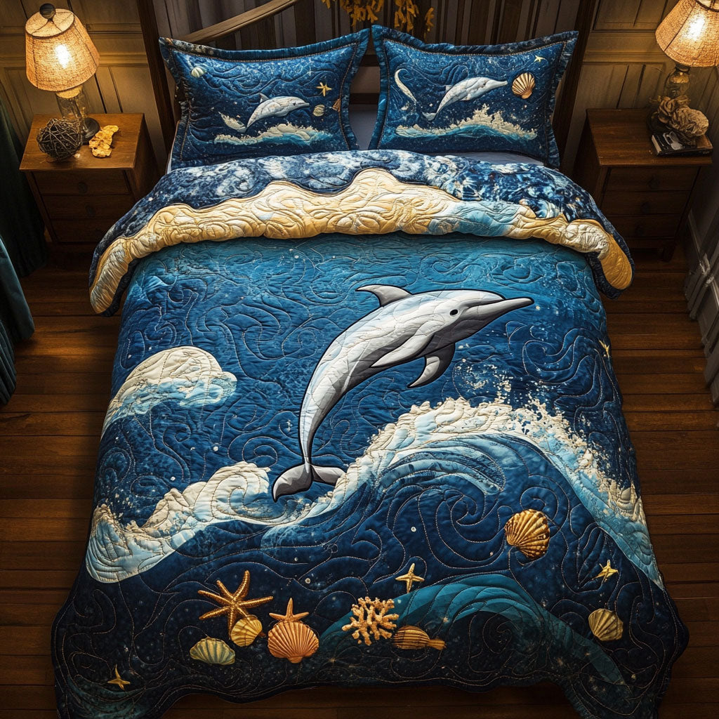 Dolphin Ocean WT1901007CL Duvet Cover Set