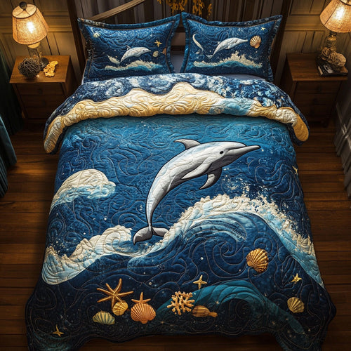 Dolphin Ocean WT1901007CL Duvet Cover Set