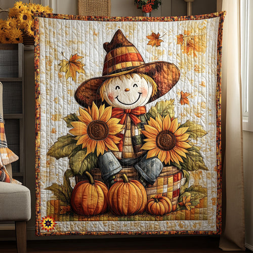 Scarecrow Sunflower WX0911033CL Quilt