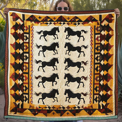 Horse Native American WJ2009013CL Quilt