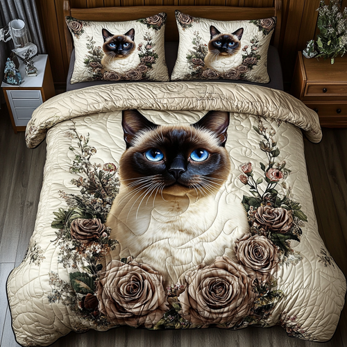 Blue Eyes Siamese Cat XR1902002CL Duvet Cover Set
