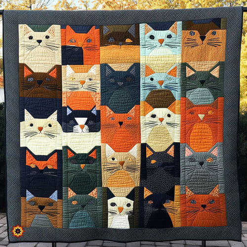 Abstract Cat WU1211004CL Quilt