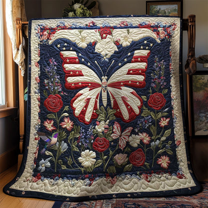 American Glory Butterfly WN0712020CL Quilt