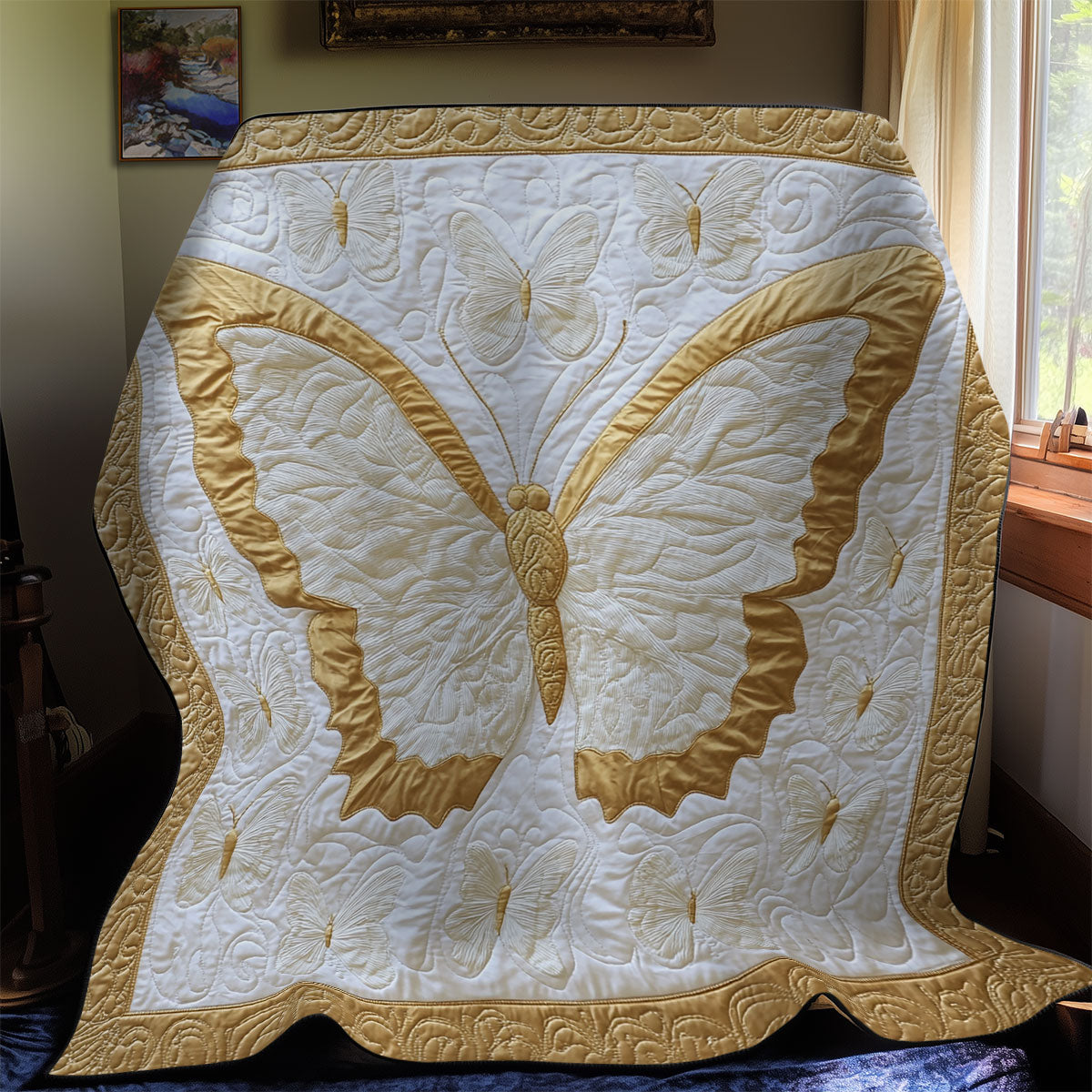 Butterfly WY2111041CL Quilt