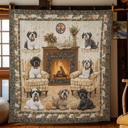 Schnauzer Snowy Fun WN2811044CL Quilt