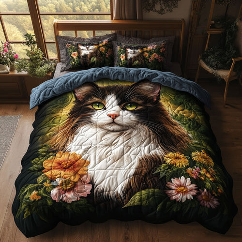 Maine Coon Flower WT1402003CL Duvet Cover Set