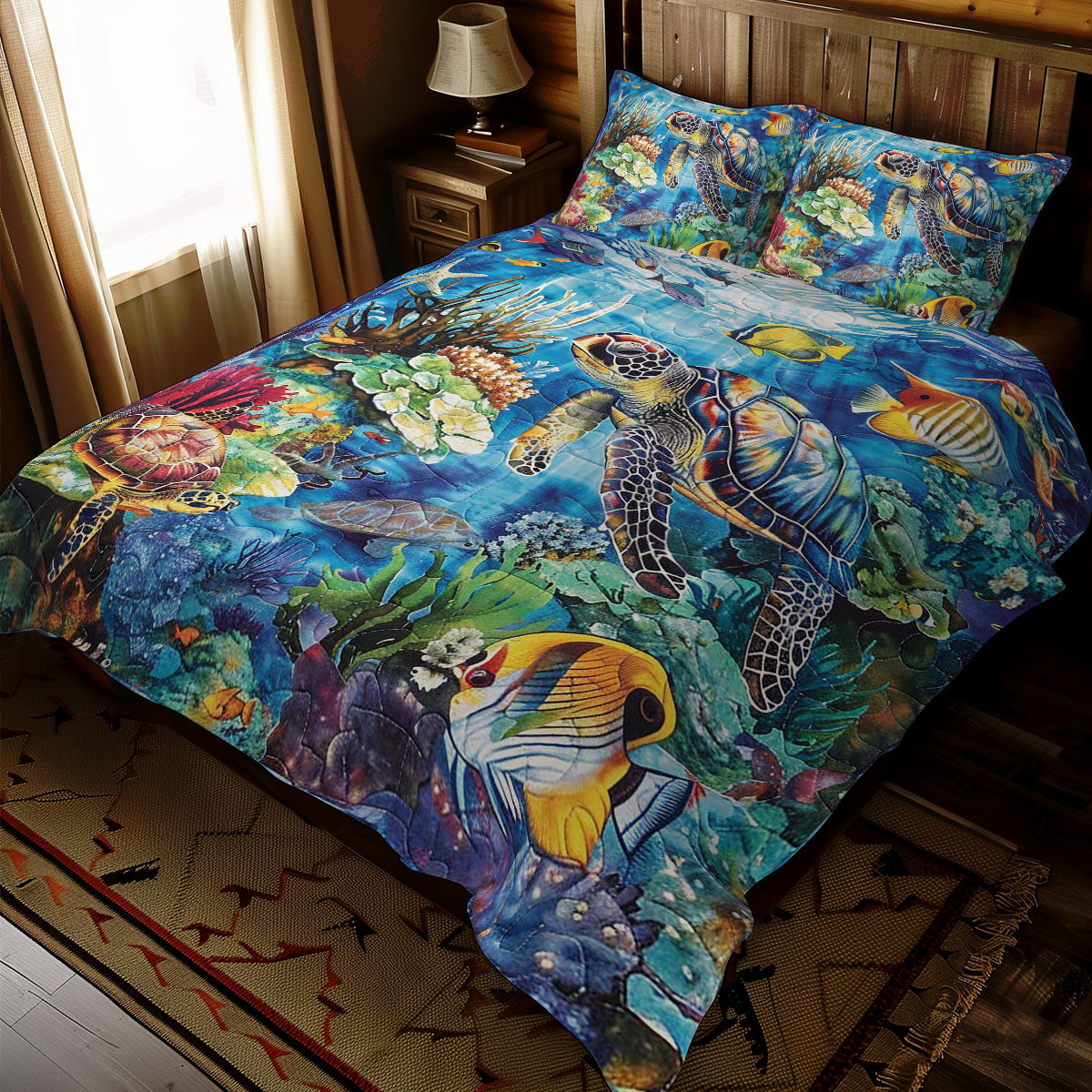 Sea Turtle WJ1109033CL Duvet Cover Set