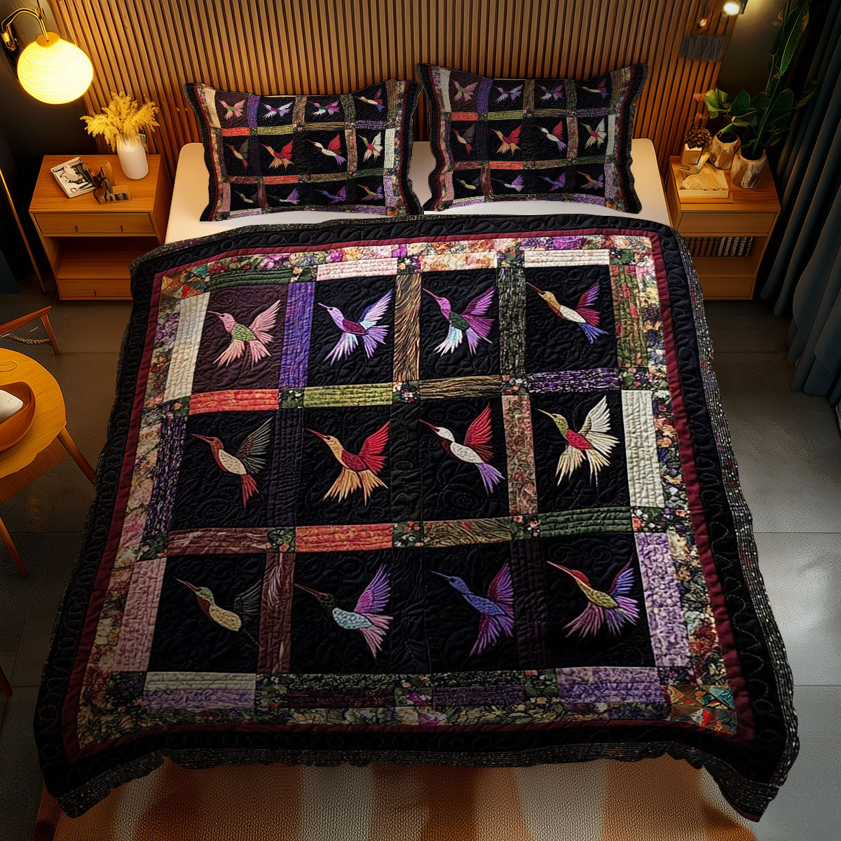 Hummingbird At Dusk WN1010134CL Duvet Cover Set
