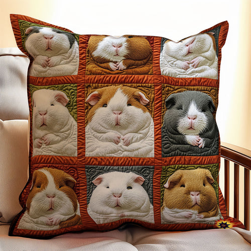 Sleeping Guinea Pig WY2212021CL Quilt Pillow Case