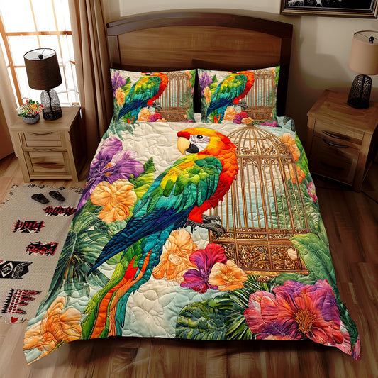 Parrot Flower WX1612069CL Duvet Cover Set