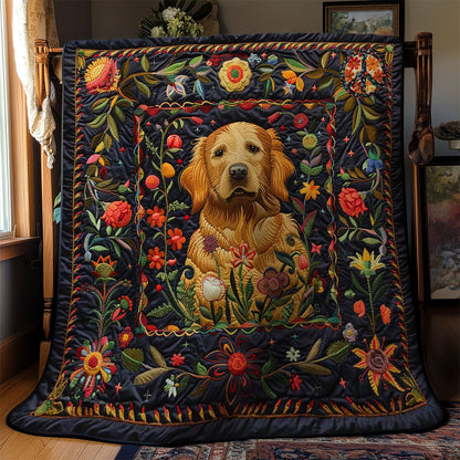 Golden Retriever's The Lovers WN1210002CL Quilt