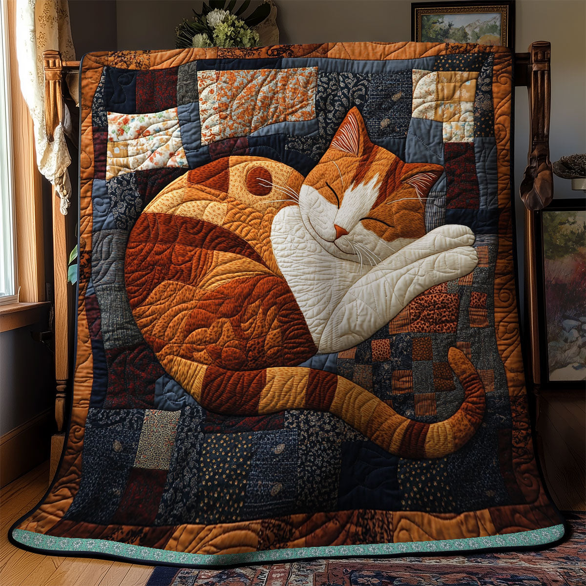 Cat Brown WX0212005CL Quilt