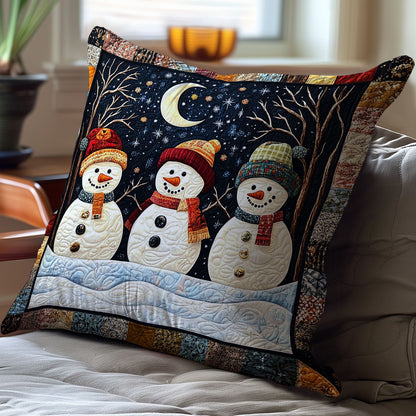 Snowman WJ1211041CL Quilt Pillow Case