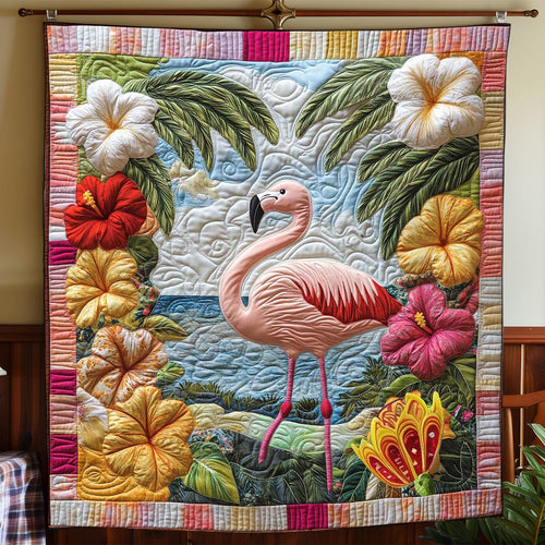 Hawaii's Flamingo WP2312024CL Quilt