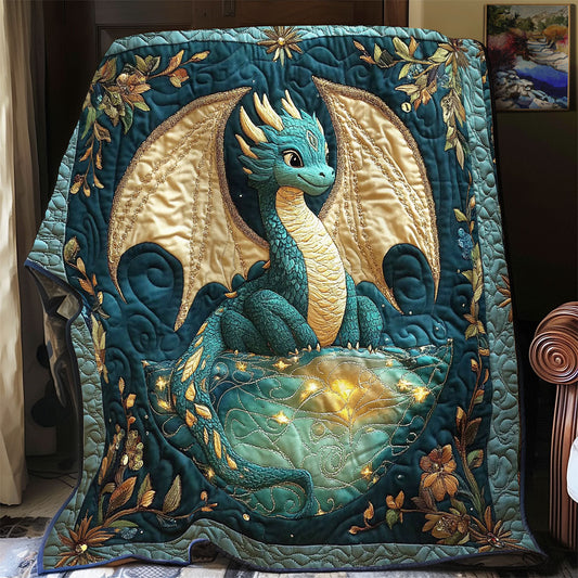 Mystic Midnight Dragon WY2712045CL Quilt