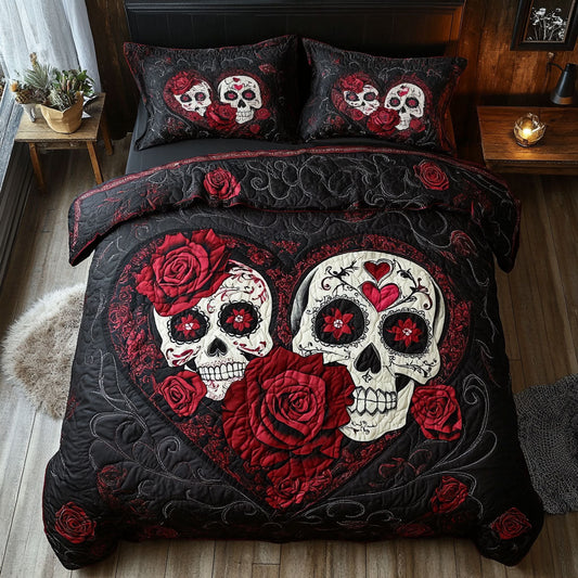 Skull Rose WX0701087CL Duvet Cover Set