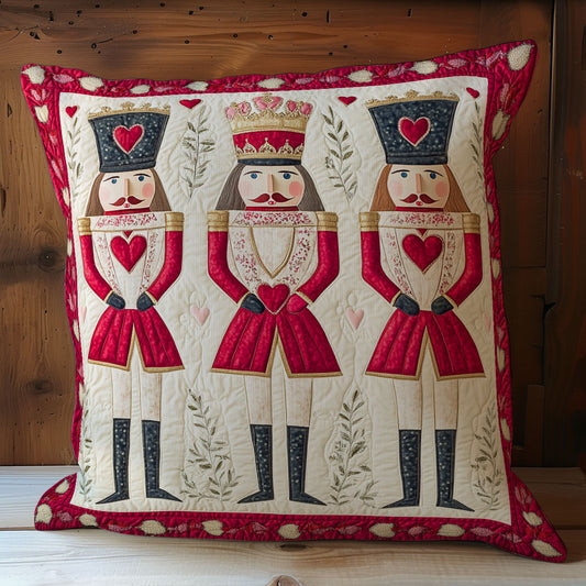 Heart Valentine Nutcracker WY0301074CL Quilt Pillow Case