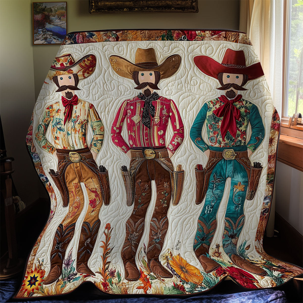 Nutcracker Cowboy WY0712030CL Quilt
