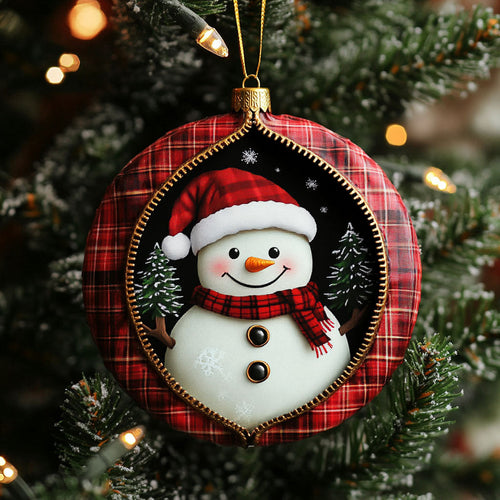 Jolly Snowman Spirit WN1510062CL Christmas Ornament