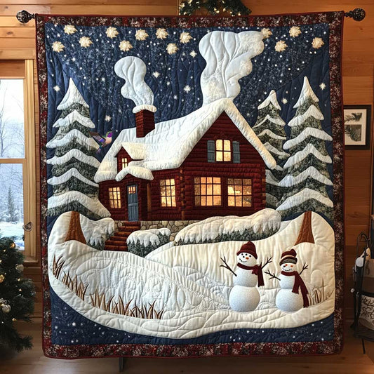 Christmas Warmy House WP1811006CL Quilt