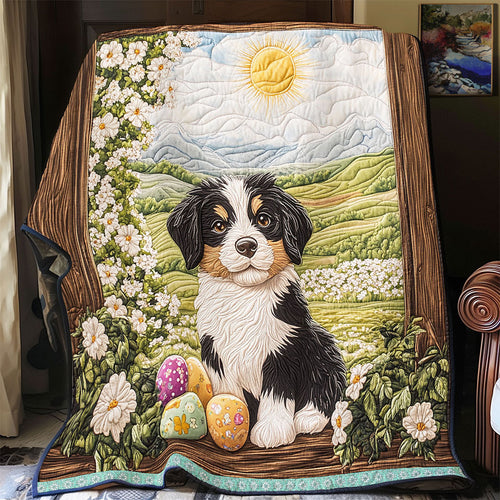 Tan Puppy Garden WT2702100CL Quilt
