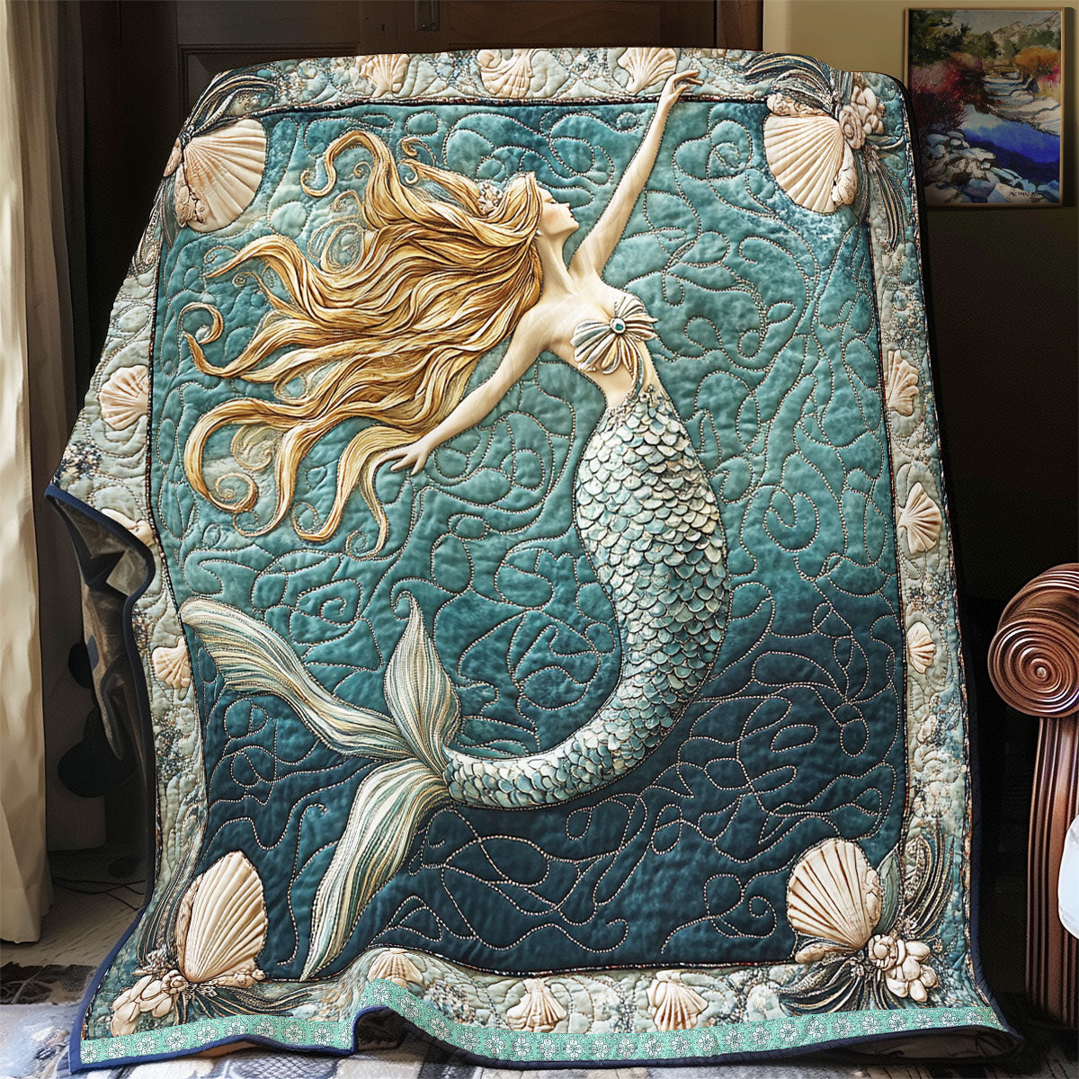 Serene Mermaid WX2412037CL Quilt