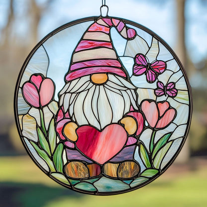 Heart Gnome WY2202156CL Suncatcher
