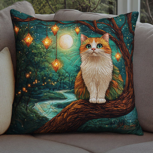 Cat Night WT0703046CL Quilt Pillow Case