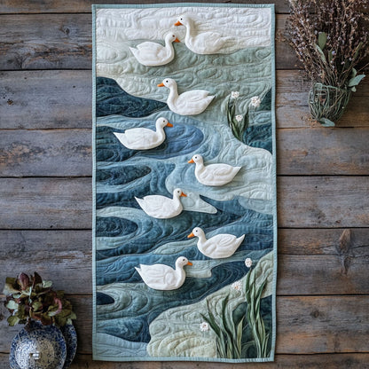 Tranquil Glide CP2904014CL Quilted Table Runner