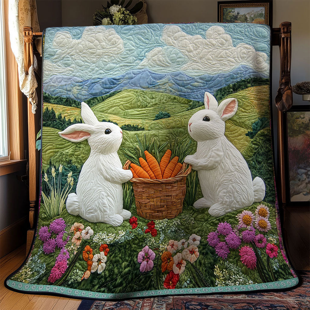 Rabbit Carrot Harvest WT2702098CL Quilt