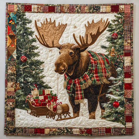 Winter Moose WN0711040CL Quilt