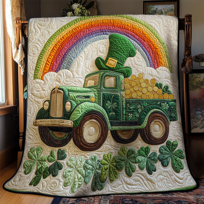 Irish Green Truck WN2712020CL Quilt