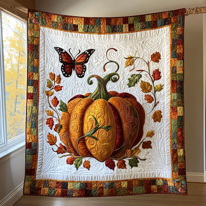 Pumpkin Butterfly WT0410003CL Quilt