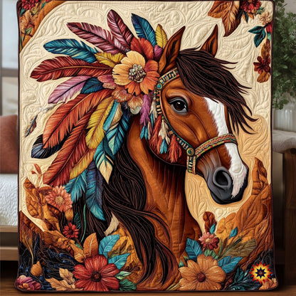 Brown Horse WX0711006CL Quilt