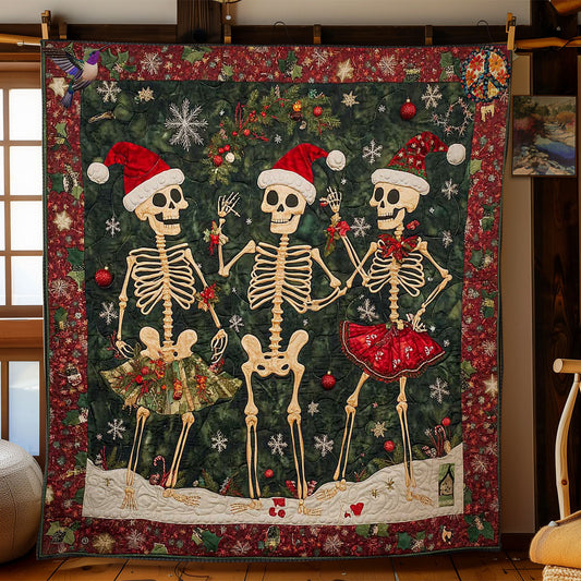 Festive Skeletons Delight WN1212036CL Quilt