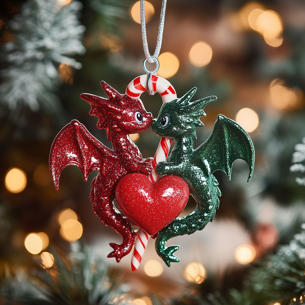 Christmas Dragon Love LT2010004CL Christmas Ornament