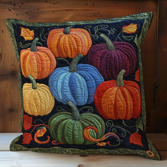 Rainbow Pumpkin WY2501056CL Quilt Pillow Case