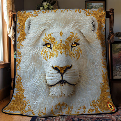 Gold White Lion WY1811047CL Quilt
